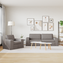 vidaXL Kanapé Szett 2 pcs Tópszínű 222 x 80 x 82 cm szövet