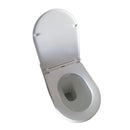 Eros ES OVAL - padlón álló WC - ülőkével komplett - perem nélküli öblítés - alsó/ hátsó kifolyású