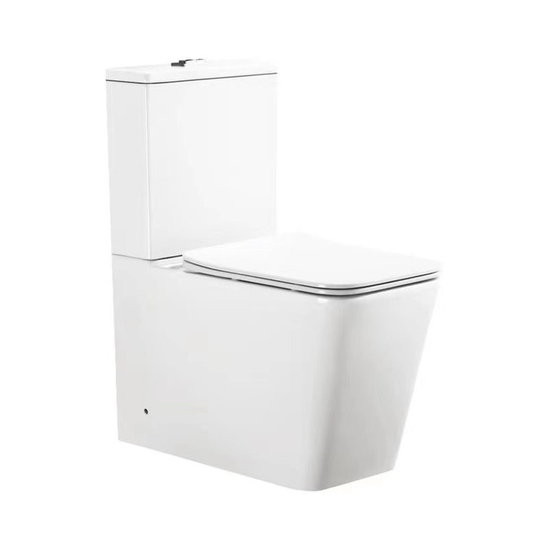 Viva ES QUADRO monoblokk WC - perem nélküli - WC ülőkével komplett - mély öblítésű