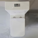 Eros ES QUADRO monoblokk WC - perem nélküli - WC ülőkével komplett - mély öblítésű