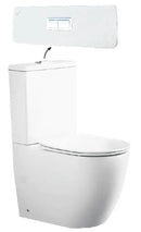 Eros ES OVAL monoblokk WC - perem nélküli - WC ülőkével komplett - mély öblítésű