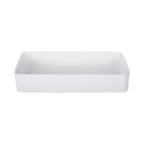 EROS SLIM 2 - PULTRA ültethető - Top Counter - porcelán mosdó - 61 x 35 x 11 cm
