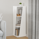 vidaXL Oldalsó polc Fehér 33 x 32 x 100,5 cm Faanyag