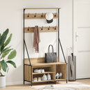 vidaXL Ruhafogó Artisan tölgy 100 x 41 x 184 cm Faanyag