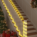 vidaXL Kötél világítás 240 LED-del Meleg fehér 10 m PVC