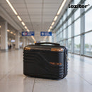 TraveLux Urban kisméretű kézi bőrönd keményfedeles 28x36x16 cm fekete