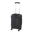 TraveLux Urban kabinbőrönd keményfedeles levehető kerékkel 50x35x23 cm fekete
