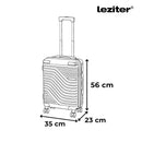TraveLux Urban kabinbőrönd keményfedeles levehető kerékkel 50x35x23 cm rosegold
