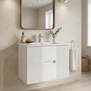 TMP MODENA 60 fali függesztett fürdőszobabútor - SKY E-8099-60 porcelán mosdóval - 61 x 46 cm