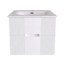 TMP MODENA 60 fali függesztett fürdőszobabútor - SKY E-8099-60 porcelán mosdóval - 61 x 46 x 52 cm