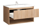 TMP SLIM STRIPE 75 fali függesztett fürdőszobabútor - SKY E-8099-75 porcelán mosdóval - 75 x 46 cm