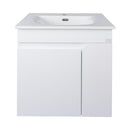 TMP VISION 60 fali függesztett fürdőszobai bútor - SKY E-8099-60 porcelán mosdóval - 61 x 46 x 56 cm