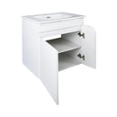 TMP VISION 60 fali függesztett fürdőszobai bútor - SKY E-8099-60 porcelán mosdóval - 61 x 46 x 56 cm