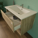 TMP NORD CRAFT 60 fali függesztett fürdőszobabútor - SKY E-8099-60 porcelán mosdóval- 61 x 46 cm