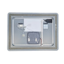 Viva AURA fürdőszoba tükör - érintőkapcsolós - páramenetesítős - órával - LED - FEKVŐ - 80 x 60 cm