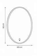 Viva AURA PINO 60 fürdőszoba tükör - érintésmentes - AMBIENT LED - ELLIPSZIS -ÁLLÓ - 60x80 cm
