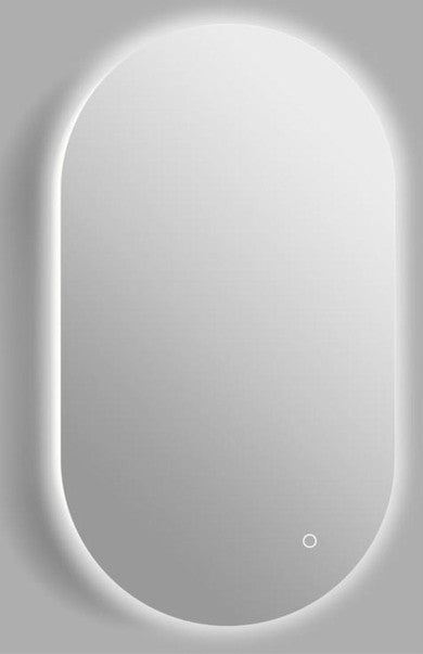Viva AURA PINO 50 fürdőszoba tükör - érintőkapcsolóval - AMBIENT LED - OVÁLIS - ÁLLÓ - 50x90 cm