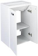 PIRAMIDA EURIDIKA 50L fali / álló fürdőszobabútor - öntött műmárvány mosdóval - 50 x 75 x 38 cm