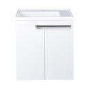 PIRAMIDA EURIDIKA 60LH fali függesztett fürdőszobabútor - öntött műmárvány mosdóval -60 x 60 x 38 cm