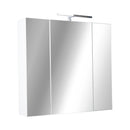 PIRAMIDA AKVA Tükrös fürdőszobai szekrény LED világítással - 75 x 69 x 15 cm