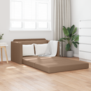 vidaXL Kanapéágy Cappuccino 124 x 71 x 78 cm Mübőr