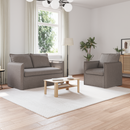 vidaXL Kanapé Szett 2 pcs Tópszínű 136 x 82 x 85 cm Szövet