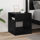vidaXL Végasztal Fekete tölgy 40,5 x 40 x 45 cm Faanyag