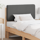 vidaXL Kárpitozott fejtámla Barna és Világosszürke 90 cm Tömör fenyőfa