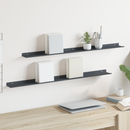 vidaXL Lebegő polc 2 pcs Antracit 100 x 9 x 2,5 cm Acél