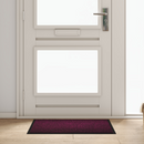 vidaXL Ajtószőnyeg Bordó 60 x 40 x 1.2 cm Mackófleece