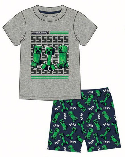 Minecraft gyerek rövid pizsama 10 év, J-85FKC48702A10