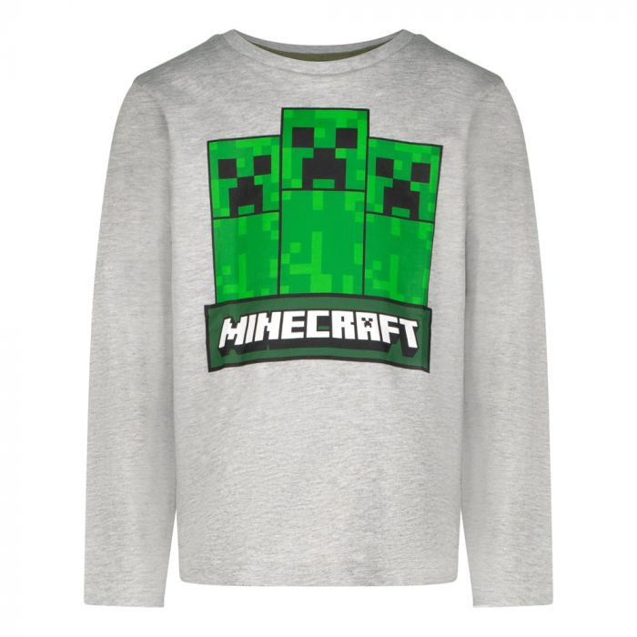 Minecraft Trio gyerek hosszú ujjú póló, felső 8 év, J-85FKC54792B8
