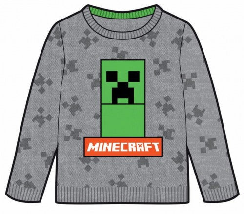 Minecraft gyerek kötött pulóver 8 év, J-85FKC55093A8