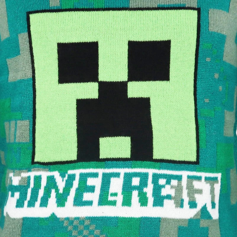 Minecraft gyerek kötött pulóver 6 év, J-85FKC55093B6