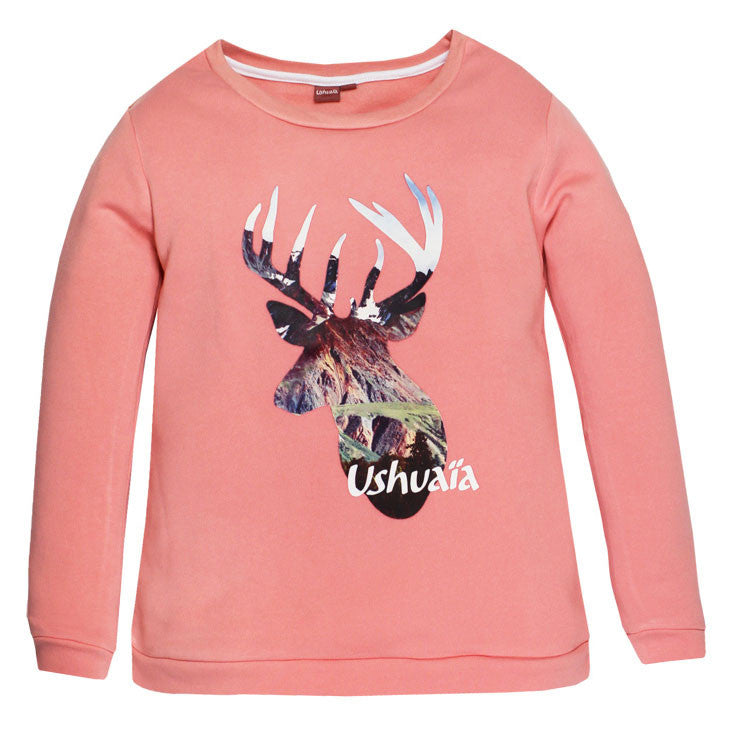 Ushuaia Szarvas Forest női pulóver S, J-85SNXUSRH003BS