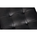 vidaXL fekete kocka alakú zsámoly