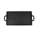 vidaXL megfordítható öntöttvas grilltálca 38 x 23 cm