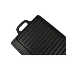 vidaXL 2 db megfordítható öntöttvas grilltálca 38 x 23 cm