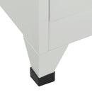 vidaXL acél öltözőszekrény 6 rekesszel 90 x 45 x 180 cm