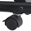 vidaXL Fekete és fehér űjságtartó állvány 47x40x134 cm