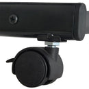 vidaXL Fekete, A4-es újságtartó állvány 47,5x43x133 cm