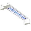 vidaXL alumínium akvárium LED-lámpa 50-60 cm IP67