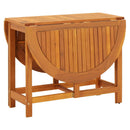 vidaXL tömör akácfa kerti asztal 130 x 90 x 72 cm