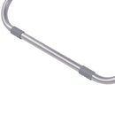 vidaXL 2 db piros dönthető acél napozószék