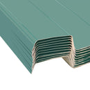 vidaXL Tetőpanel 12 pcs Zöld 129 x 45 cm Horganyzott acél