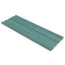 vidaXL Tetőpanel 12 pcs Zöld 129 x 45 cm Horganyzott acél