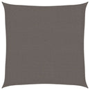 vidaXL négyzet alakú HDPE napvitorla 2 x 2 m antracitszürke