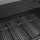 vidaXL Gázos grillező Ezüst Rozsdamentes acél