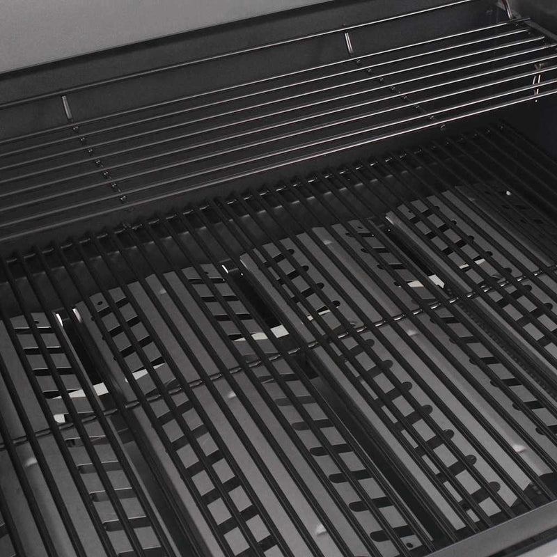 vidaXL Gázos grillező Ezüst Rozsdamentes acél