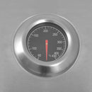 vidaXL Gázos grillező Ezüst Rozsdamentes acél